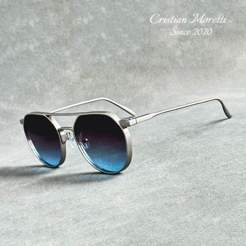 Luca Metal Frame Sunglasses by Cristian Moretti