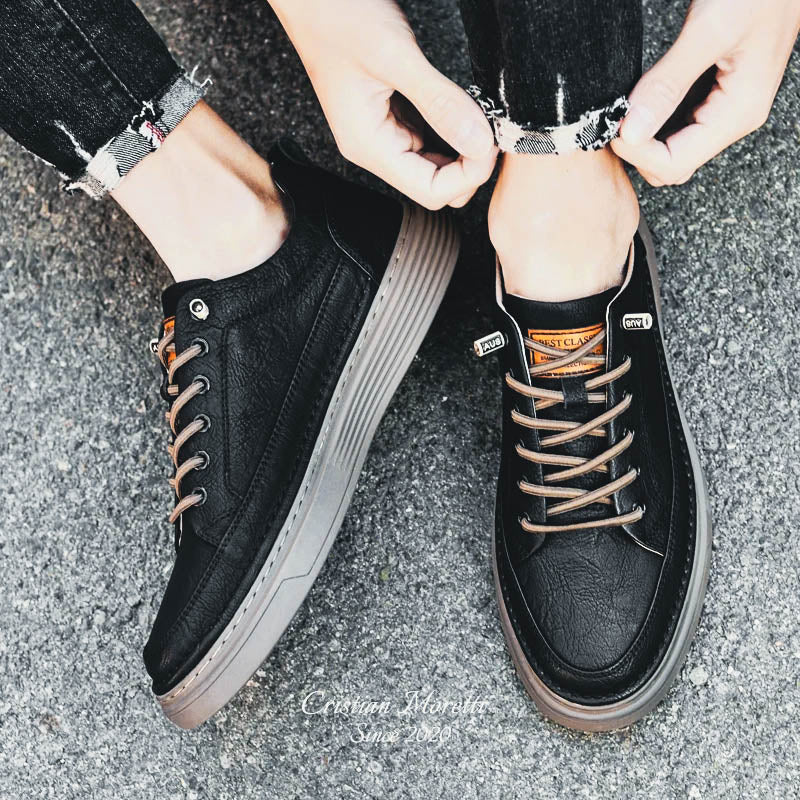 Vincenzo Giuliani™ Genuine Leather Sneakers