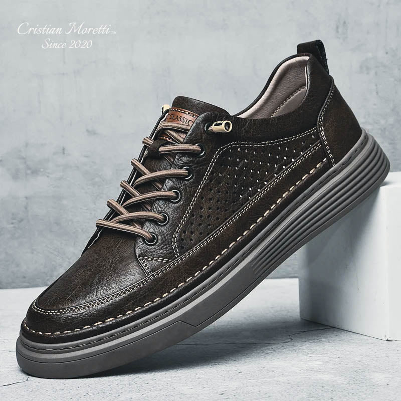 Vincenzo Giuliani™ Genuine Leather Sneakers