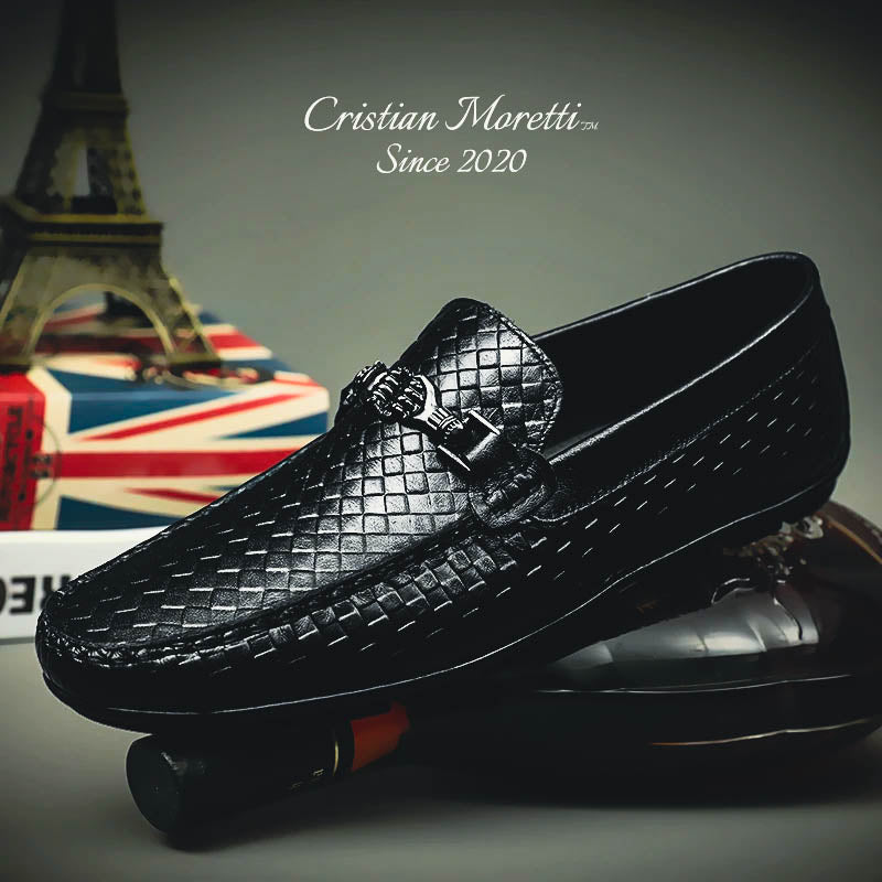 Alberto Russo™ Genuine Leather Loafers by Cristian Moretti®