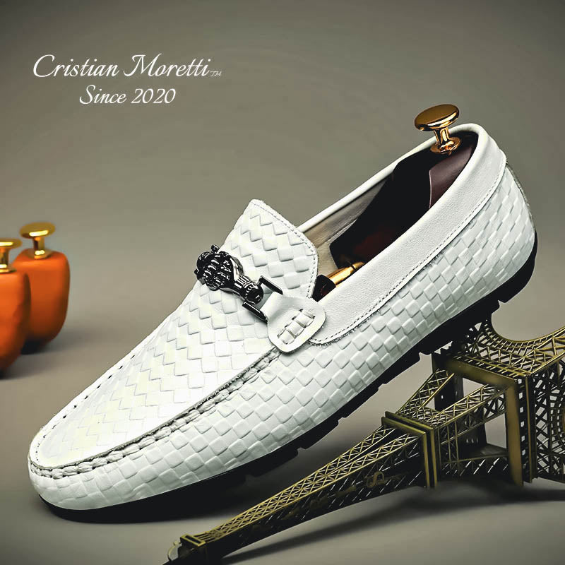 Alberto Russo™ Genuine Leather Loafers by Cristian Moretti®