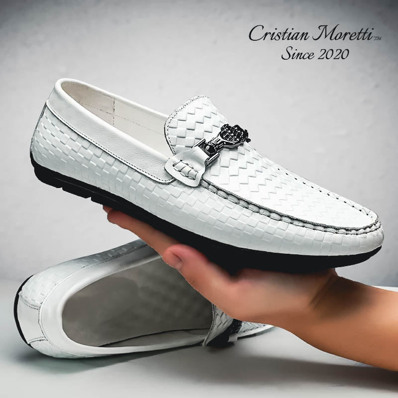Alberto Russo™ Genuine Leather Loafers by Cristian Moretti®