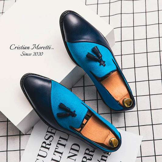 Roberto Barbieri™ Premium Leather Slip-On Shoes