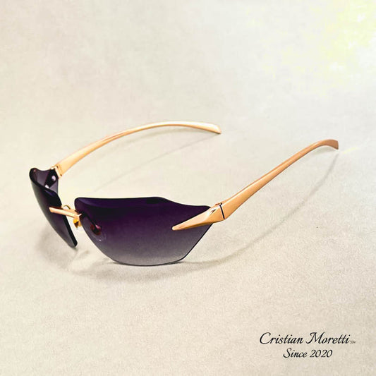 Carlo™ Rimless Polarized Sunglasses by Cristian Moretti®