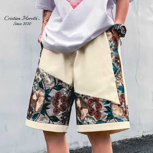 Salvatore Rossi™ Floral Embroidery Shorts