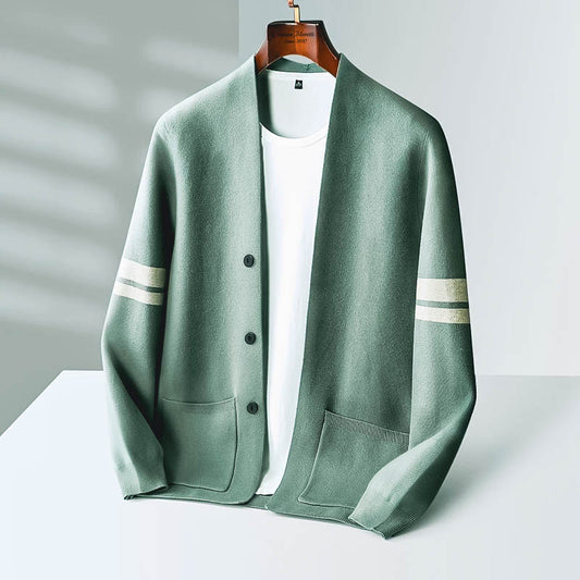 Enrico Marino™ 100% Pure Wool Cardigan