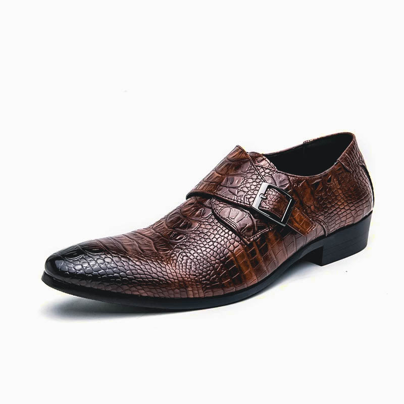 "Aldo" Leather Buckle Shoes