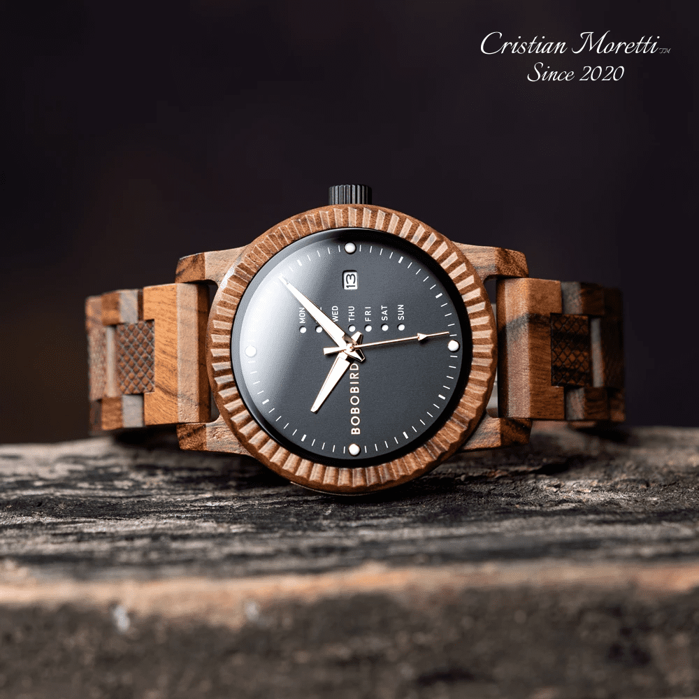 The Archer Hand Crafted Wooden Watch by Bobo Bird Cristian Moretti