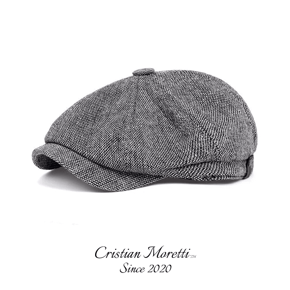 Vintage Herringbone Cap by Cristian MorettiĀ®