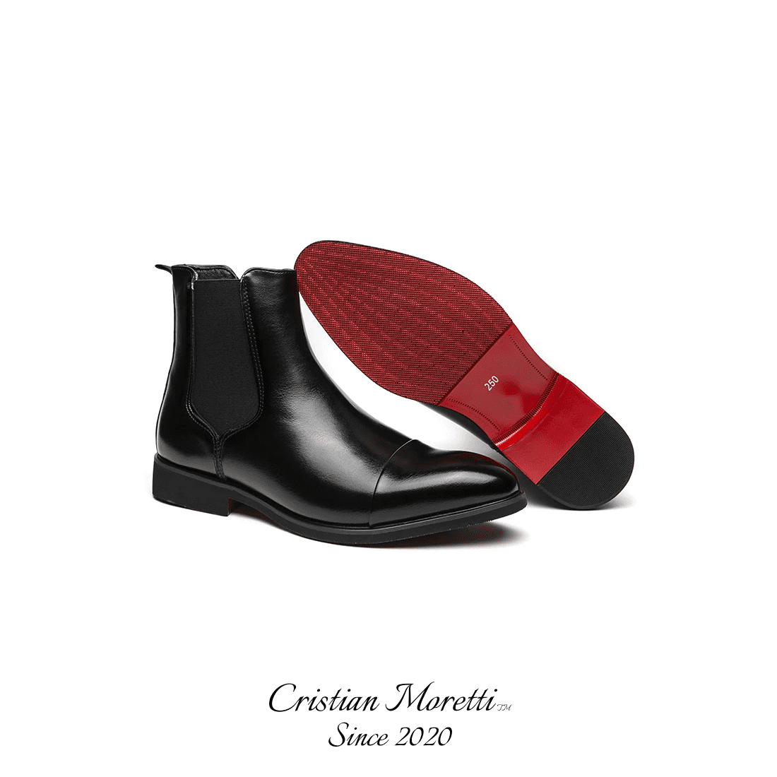 "Dante" - Premium Leather Chelsea Boots by Cristian MorettiĀ®