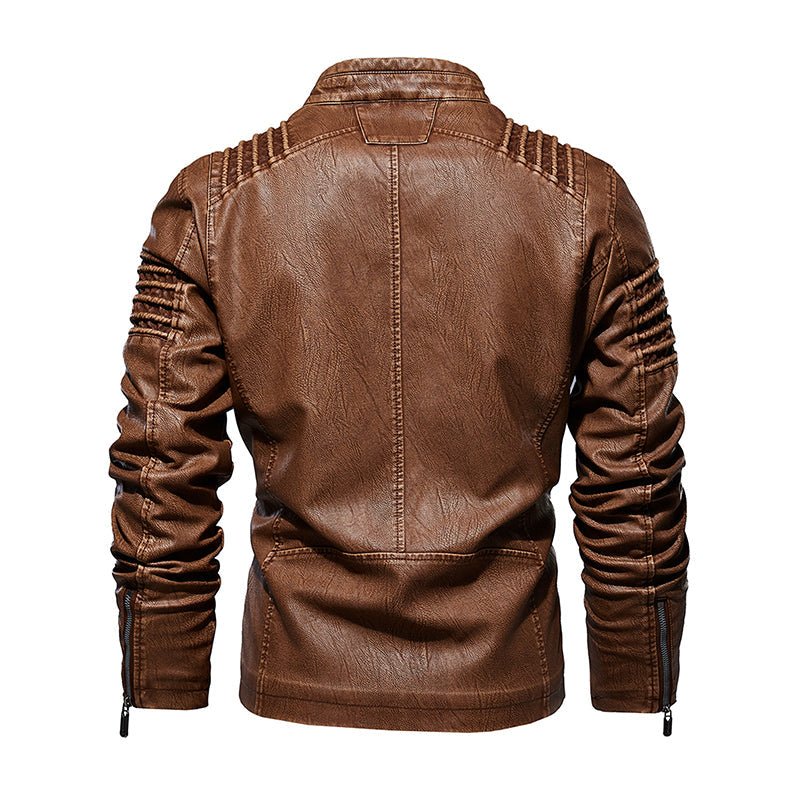Men s Leather Jacket Genuine Lambskin Black Biker Jacket For Fashion &  Style | eBay