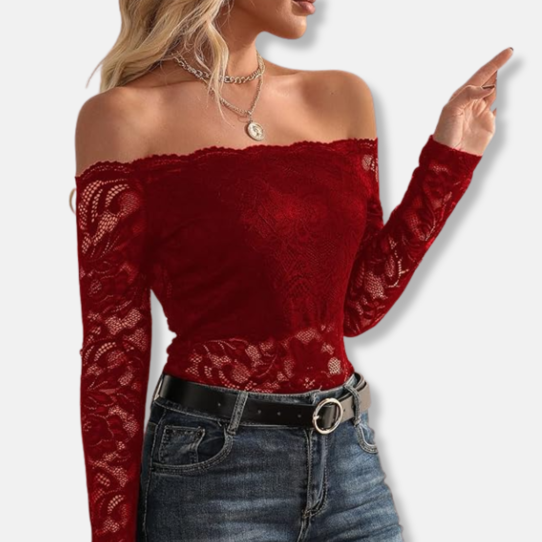 Alba Fiorita – Floral Lace Top