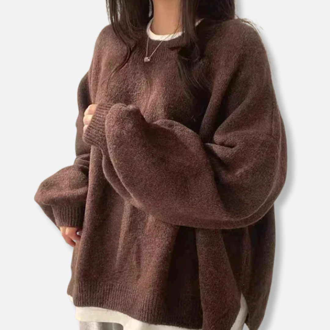 Autunno Soave – Oversized Knit Sweater
