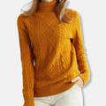 Neve Lucente – 100% Merino Wool Turtleneck Sweater