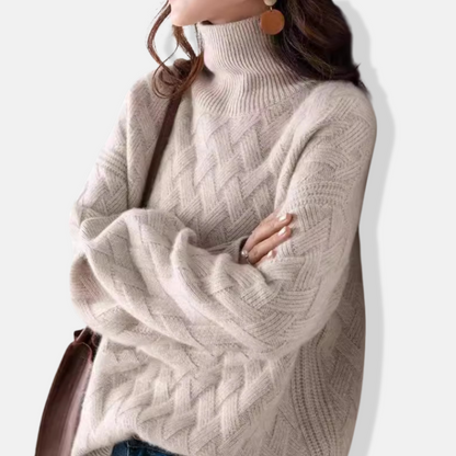 Nebbia – Ribbed Turtleneck Sweater