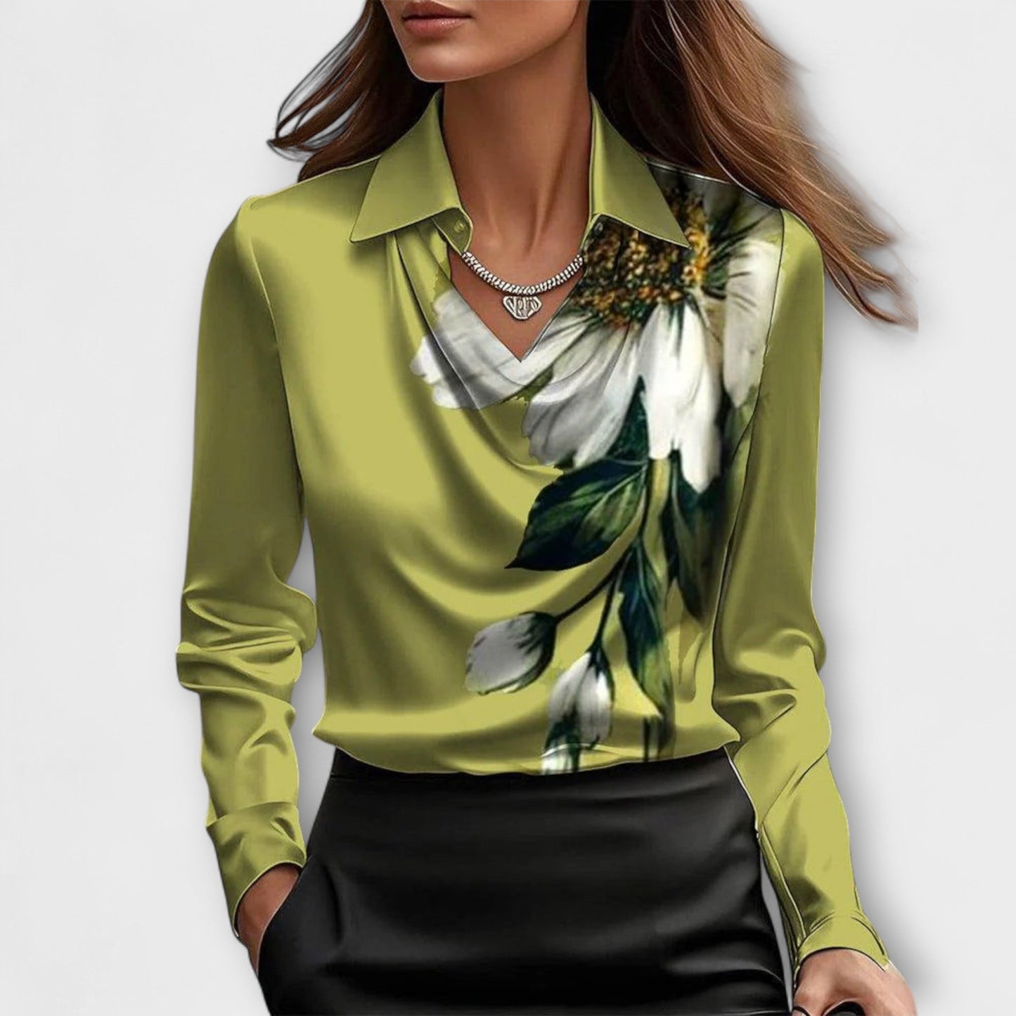 Alba Scarlatta – Satin Blouse