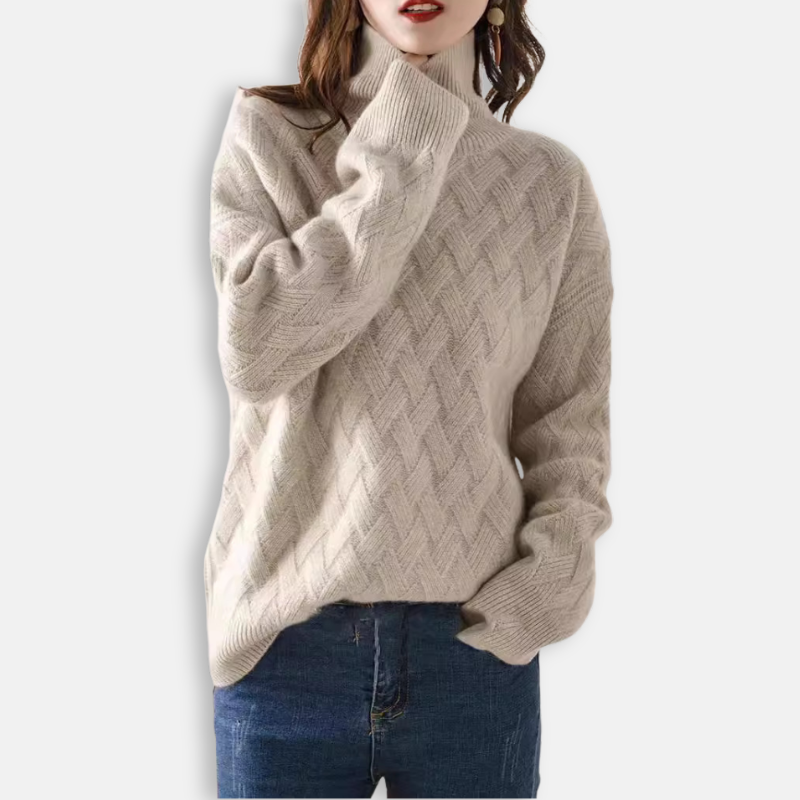 Nebbia – Ribbed Turtleneck Sweater