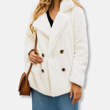 Cortina Soffice – Double-Breasted Sherpa Jacket