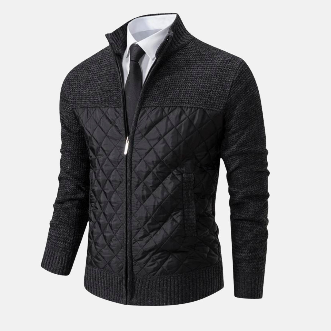 Sera Alpina – Quilted Sweater Jacket
