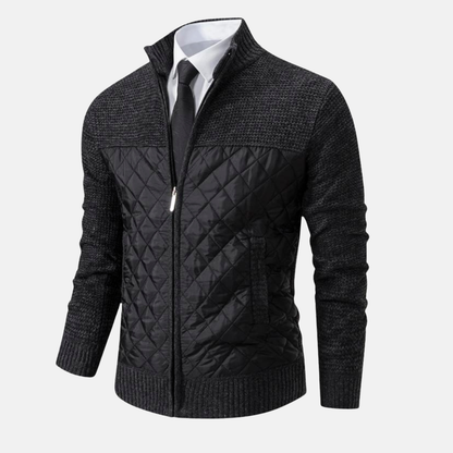Sera Alpina – Quilted Sweater Jacket