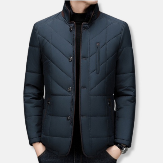 Cavaliere – Quilted Stand-Collar Jacket