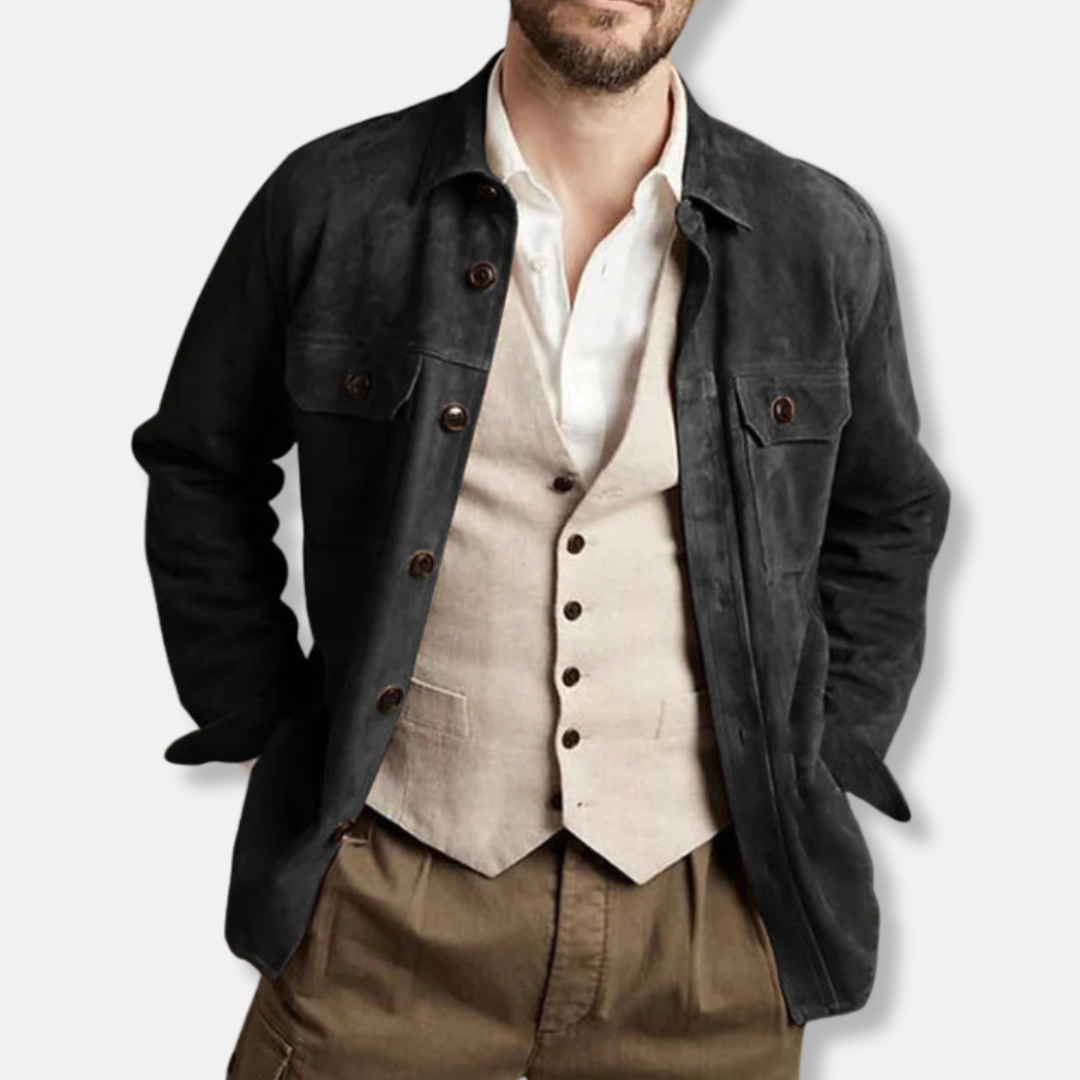 Cavaliere Autunno – Vintage Suede Blazer