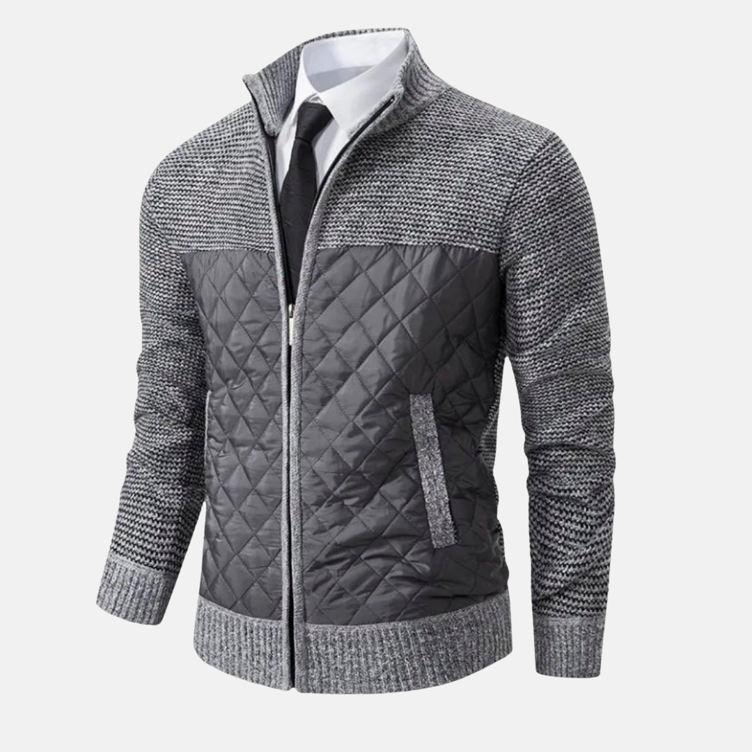 Sera Alpina – Quilted Sweater Jacket