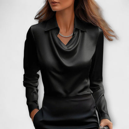Alba Scarlatta – Satin Blouse