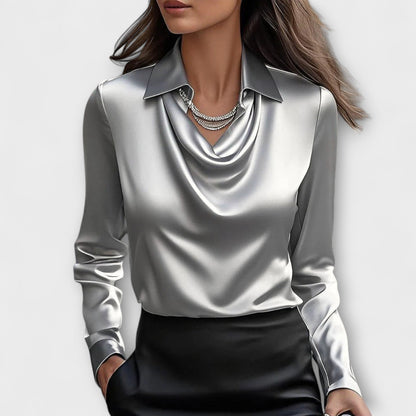 Alba Scarlatta – Satin Blouse