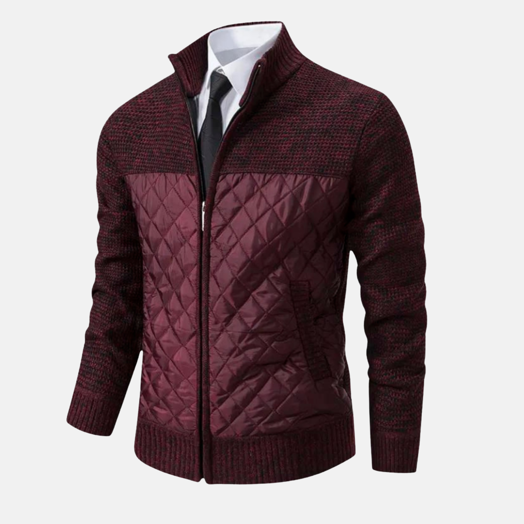 Sera Alpina – Quilted Sweater Jacket