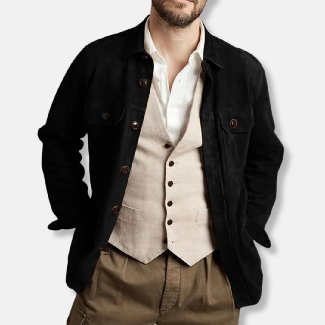 Cavaliere Autunno – Vintage Suede Blazer