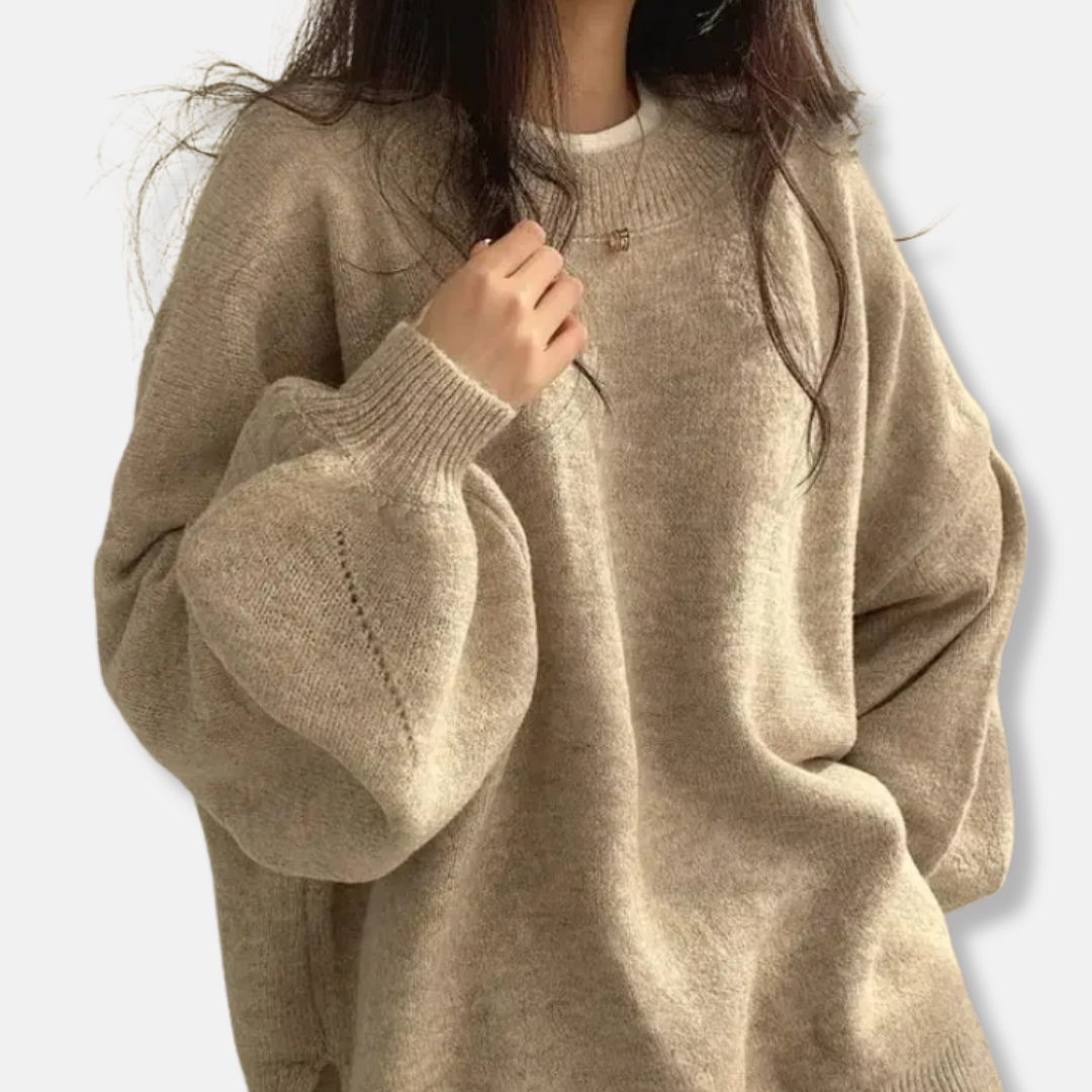 Autunno Soave – Oversized Knit Sweater
