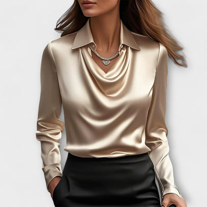 Alba Scarlatta – Satin Blouse