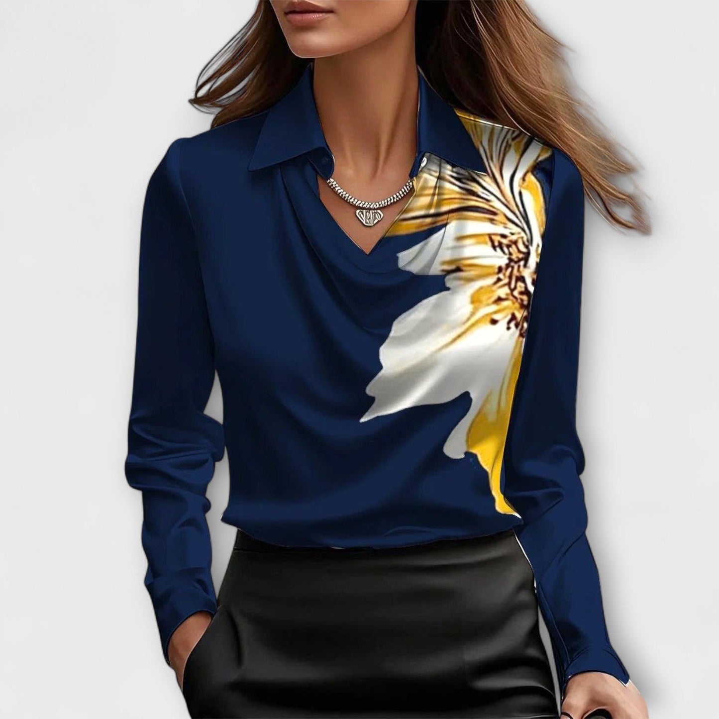 Alba Scarlatta – Satin Blouse