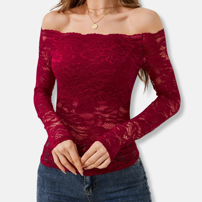 Alba Fiorita – Floral Lace Top