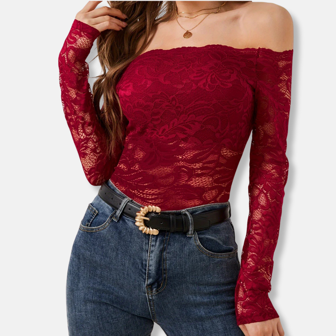 Alba Fiorita – Floral Lace Top