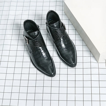 "Ambassador" Ankle Leather Boots