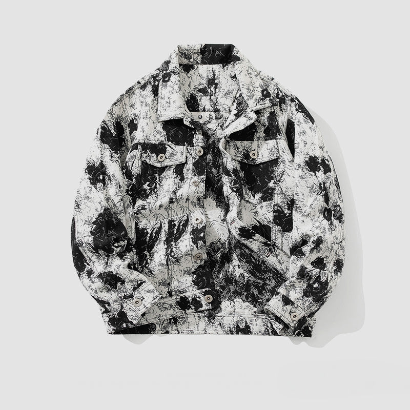 "Atlas" Embroidered Denim Jacket