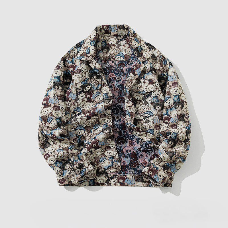 "Atlas" Embroidered Denim Jacket