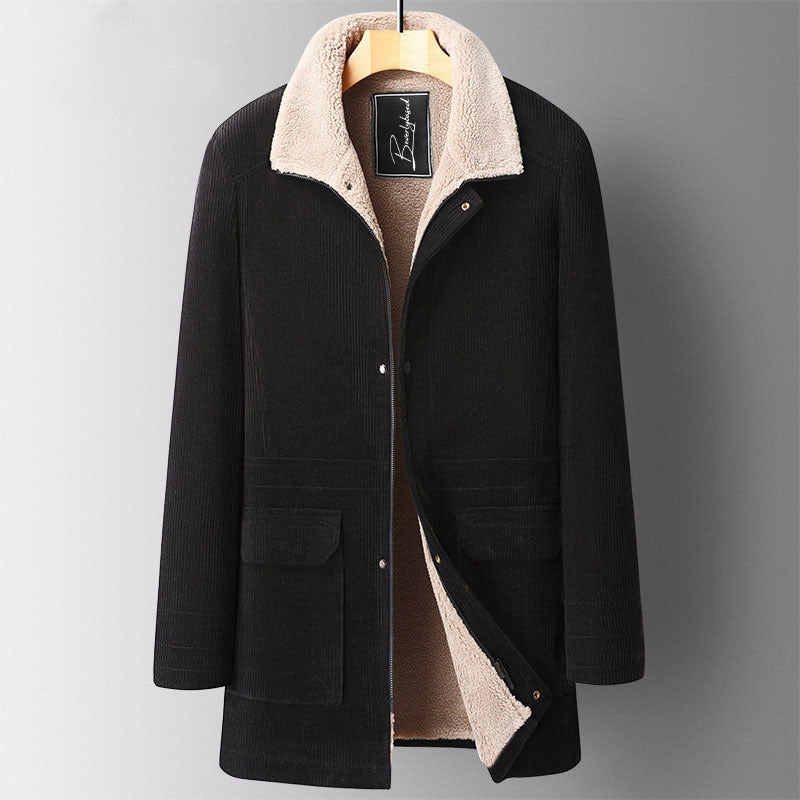 Montechiaro – Corduroy Shearling Coat