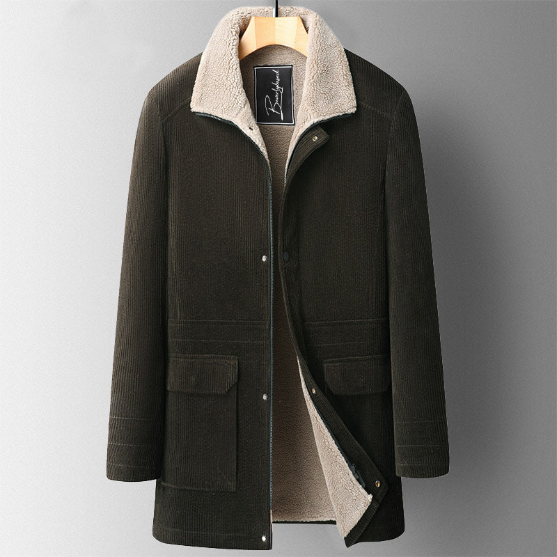 Montechiaro – Corduroy Shearling Coat