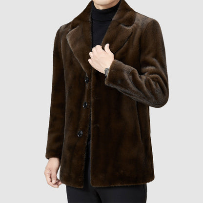 Torino Velluto – Plush Vegan Fur Coat