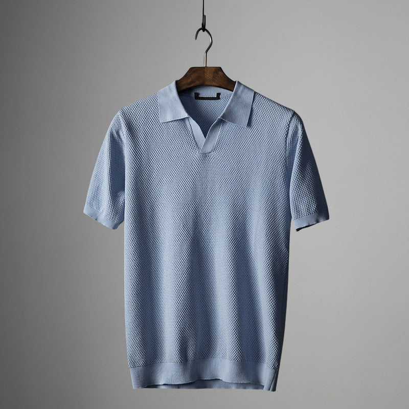 Dario Aurelio Mesh Polo Shirt - Cristian Moretti