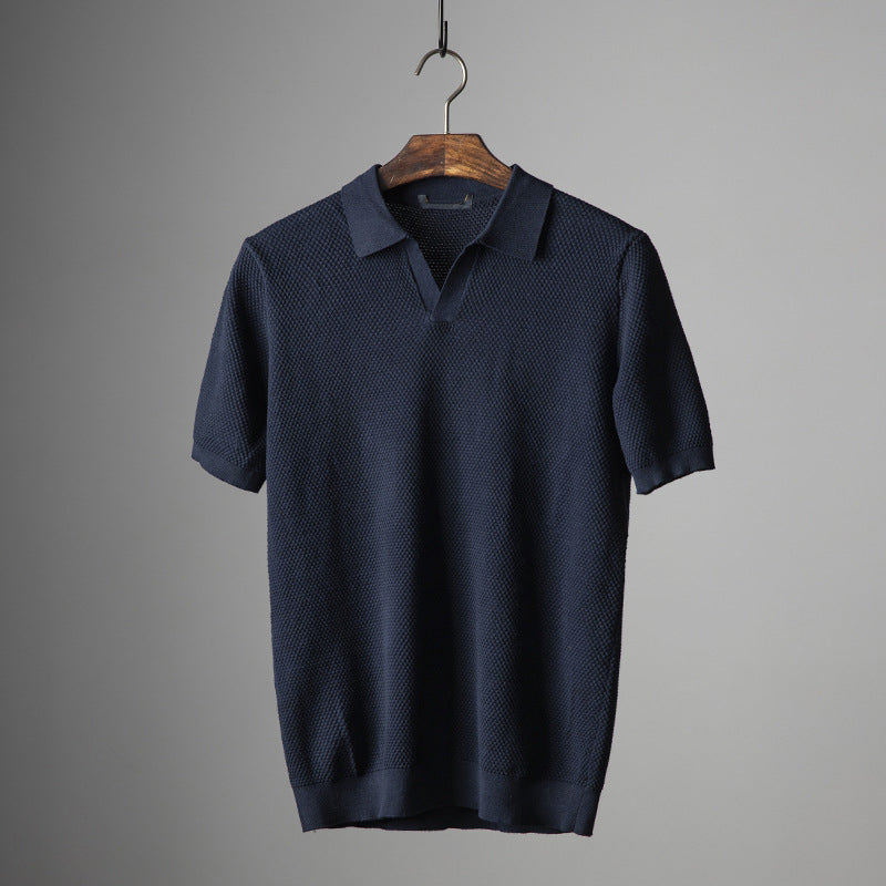 Dario Aurelio Mesh Polo Shirt - Cristian Moretti