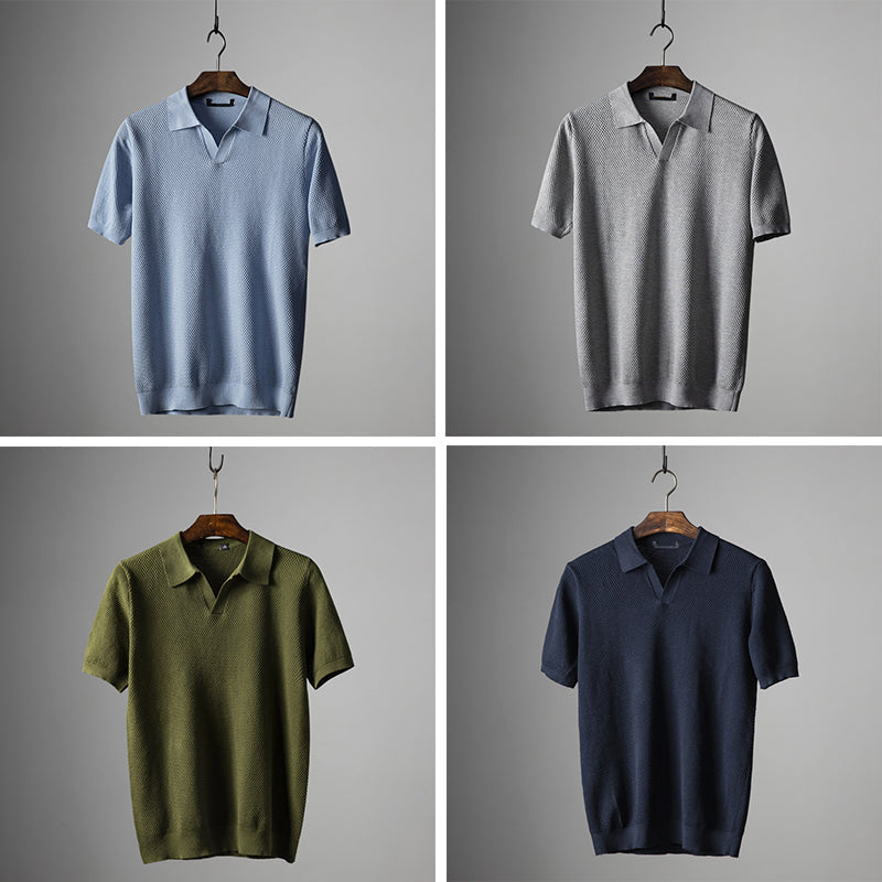 Dario Aurelio Mesh Polo Shirt - Cristian Moretti
