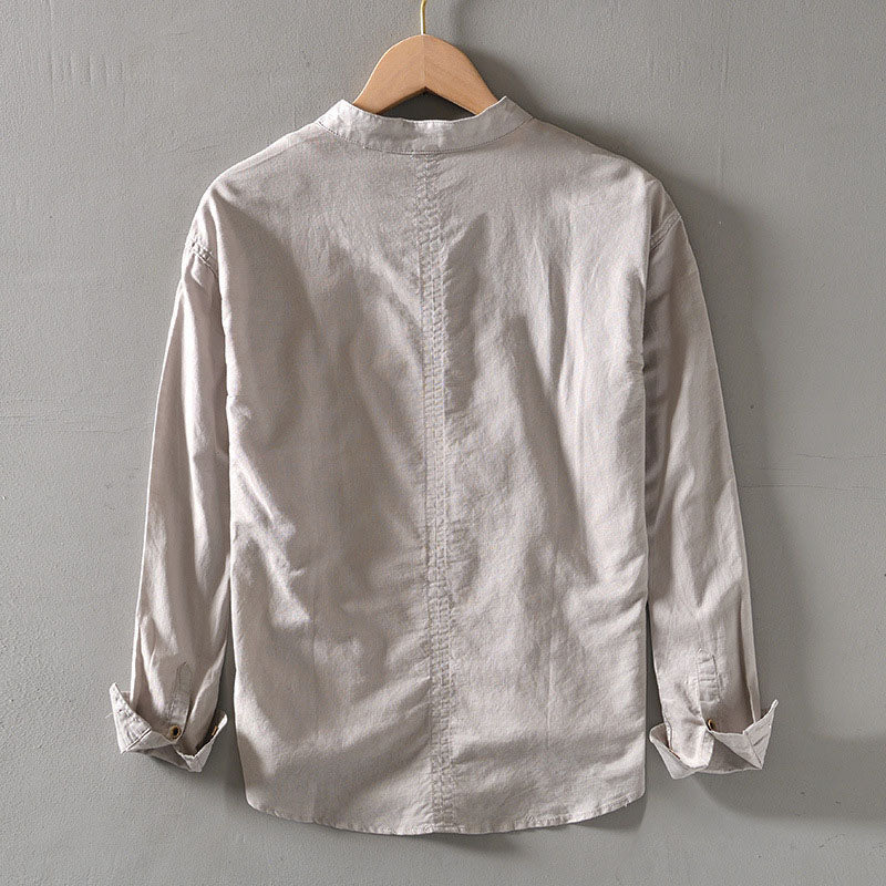 Dario Aurelio Orvino Linen-Cotton Blend Shirt - Cristian Moretti