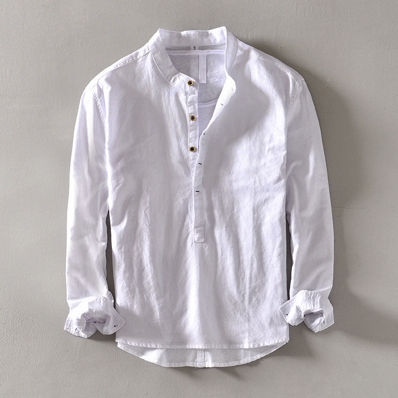Dario Aurelio Orvino Linen-Cotton Blend Shirt - Cristian Moretti