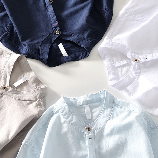 Dario Aurelio Orvino Linen-Cotton Blend Shirt - Cristian Moretti