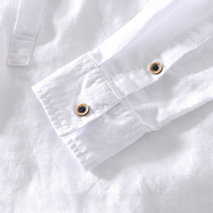 Dario Aurelio Orvino Linen-Cotton Blend Shirt - Cristian Moretti