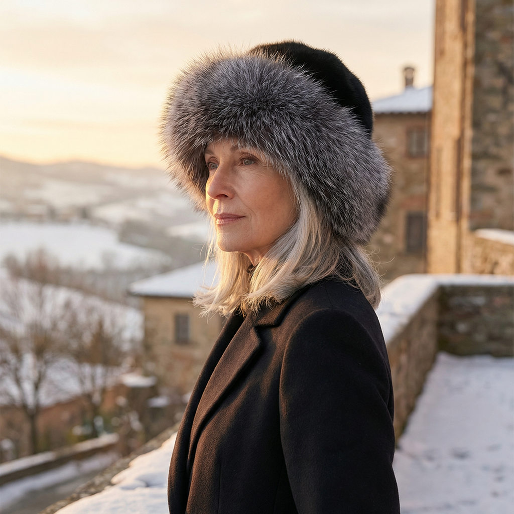 Siberian Aurora - Knitted Genuine Fur Hat – Cristian Moretti